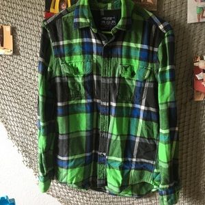3 for 15! AEO Flannel Button Down Shirt